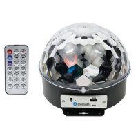 لامپ LED اسپیکر دار بلوتوثی و فلش خور MP3 LED Magic Ball Light + ریموت کنترل